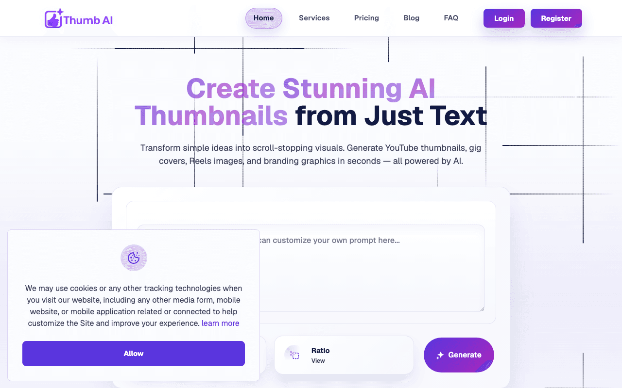ThumbAI — AI Design screenshot
