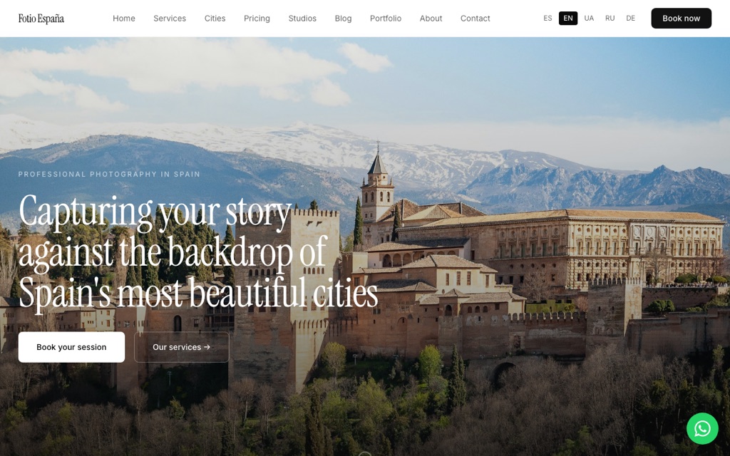 Fotio — Booking Platform